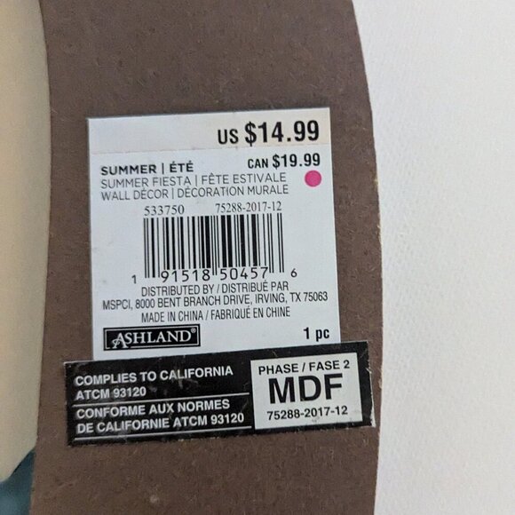 NWT Big Letter 'C' Rustic Alphabet Sign Autumn Shabby Chic Michael's Home Decor - Picture 10 of 10